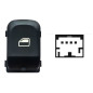 INTERRUTTORE ALZACRISTALLI PORTA ANTERIORE DESTRA 4 PIN 1 INTERRUTTORE NEROBIANCO AUDI A4 8KH8K28K5 20072011      , AUDI A4 8KH