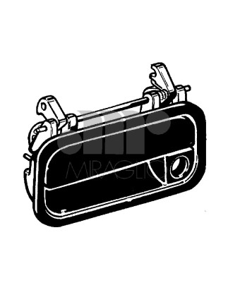 MANIGLIA ESTERNA SENZA BLOCCHETTO ANTERIORE DESTRO OPEL ASTRA F T92 19911994      , OPEL ASTRA F T92 19951998      , OPEL CALIB