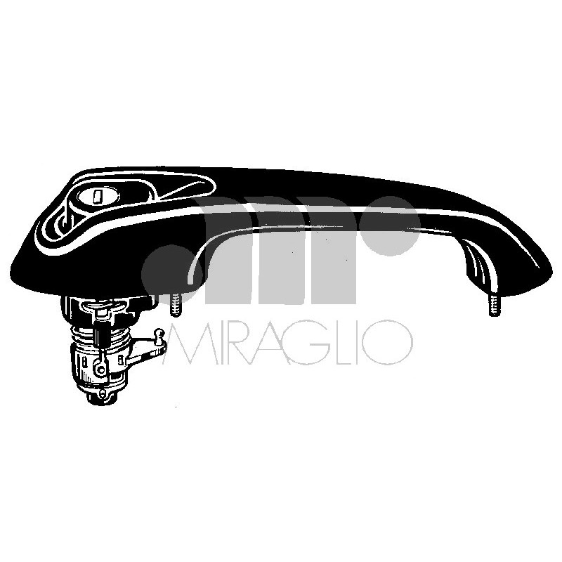 MANIGLIA ESTERNA ANTERIORE DESTRO CON CHIAVE FIAT TEMPRA 159 19901995      , FIAT TIPO 160 19881993
