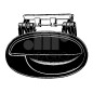 MANIGLIA ESTERNA PER CHIUSURA CENTRALIZZATA ANTERIOREPOSTERIORE DESTRO OPEL CORSA C X01 20002006      , OPEL MERIVA X03 20032010