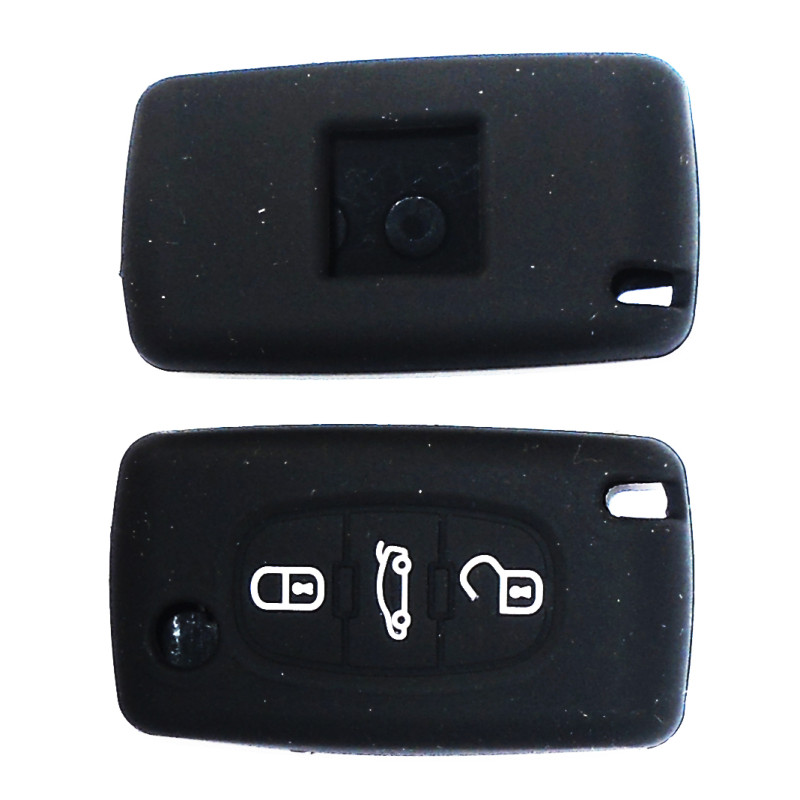 COVER CHIAVE NERO 3 TASTI: TASTO APERTURA TASTO CHIUSURA TASTO PORTELLONE PEUGEOT 207 WDWAWC 20062014      , PEUGEOT 307 3A3C 2
