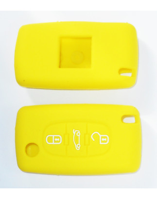 COVER CHIAVE GIALLO 3 TASTI: TASTO APERTURA TASTO CHIUSURA TASTO PORTELLONE PEUGEOT 207 WDWAWC 20062014      , PEUGEOT 307 3A3C