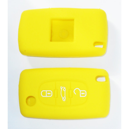 COVER CHIAVE GIALLO 3 TASTI: TASTO APERTURA TASTO CHIUSURA TASTO PORTELLONE PEUGEOT 207 WDWAWC 20062014      , PEUGEOT 307 3A3C