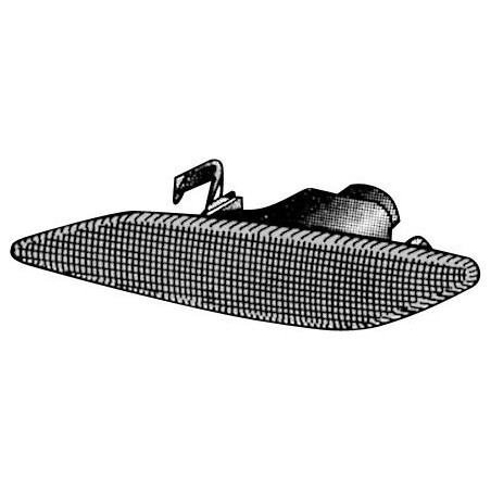 FANALE LATERALE SINISTRO SENZA PORTALAMPADA BIANCO ALFA ROMEO 147 937 20002010      , ALFA ROMEO 156 932 20032005      , ALFA R