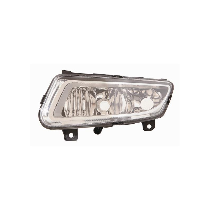FENDINEBBIA DESTRO CON LUCE DIURNA CON PARABOLA CROMATA VOLKSWAGEN POLO 6R1 20092014