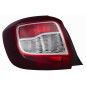 FANALE POSTERIORE SINISTRO SENZA PORTALAMPADA FONDO SCURO DACIA SANDERO II B8 20122016