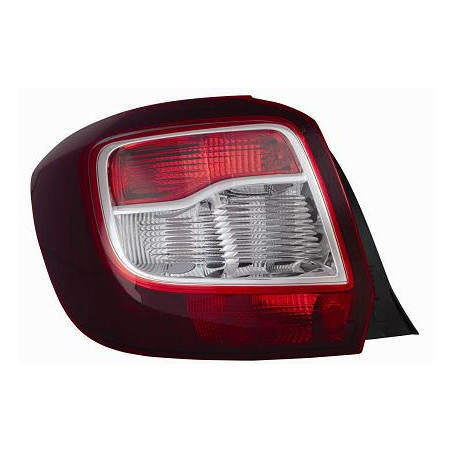 FANALE POSTERIORE DESTRO SENZA PORTALAMPADA FONDO SCURO DACIA SANDERO II B8 20122016