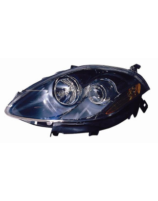 PROIETTORE SINISTRO CON PARABOLA NERA FIAT BRAVO 198 20072014       VERS 2010