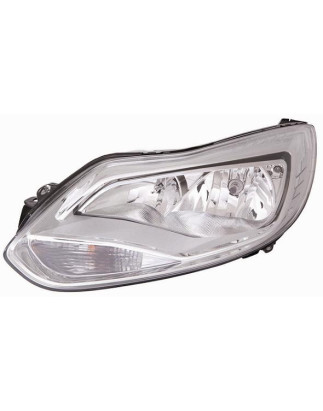 PROIETTORE SINISTRO CON PARABOLA CROMATA CON MOTORE FORD FOCUS DH 20112014