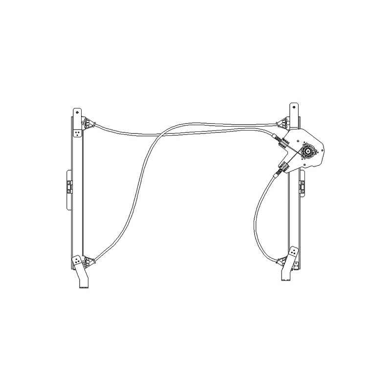 ALZACRISTALLO MECCANISMO ANTERIORE SINISTRO 3 PORTE MINI CABRIO R52 20042008      , MINI COOPERONE R50F53 20022006