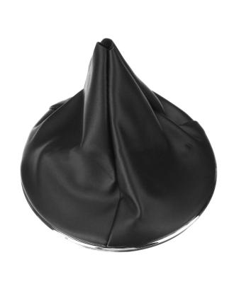 CUFFIA CAMBIO NERA CON GHIERA E CORNICE CROMATA 111G FIAT 500 2007