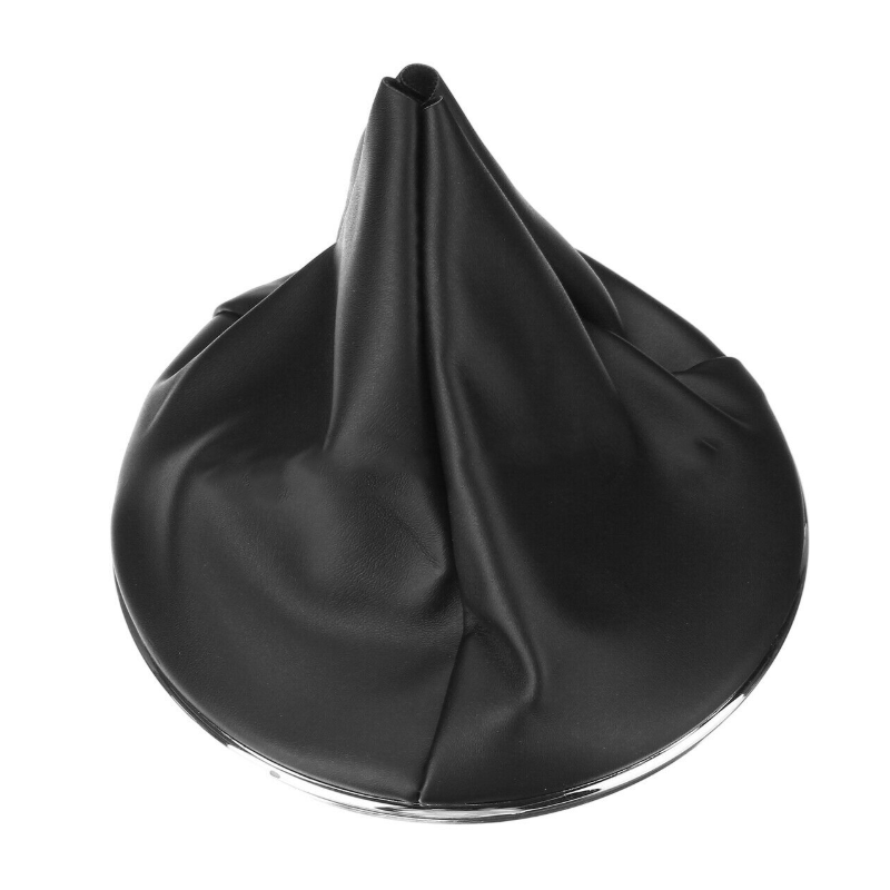 CUFFIA CAMBIO NERA CON GHIERA E CORNICE CROMATA 111G FIAT 500 2007