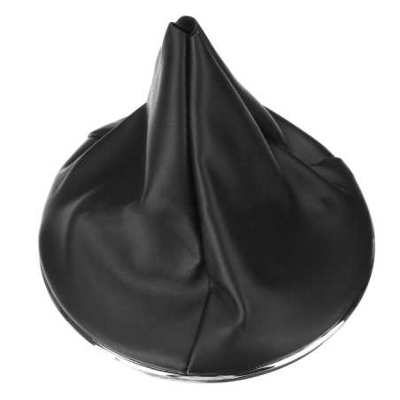 CUFFIA CAMBIO NERA CON GHIERA E CORNICE CROMATA 111G FIAT 500 2007