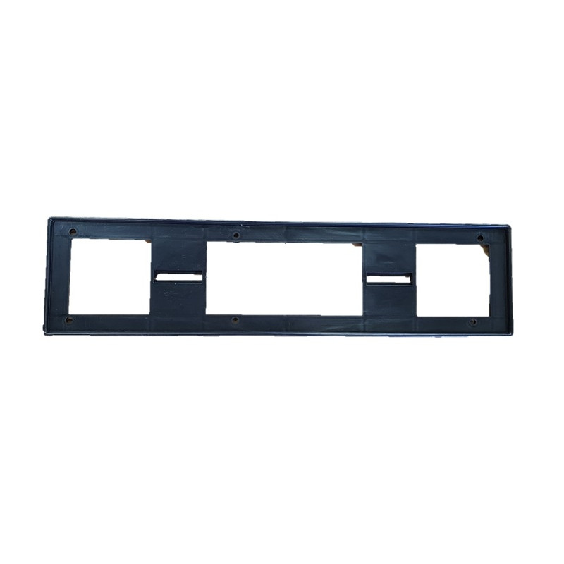 PORTATARGA POSTERIORE RETTANGOLARE PLASTICA