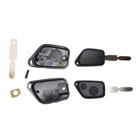 GUSCIO CHIAVE NERO 2 TASTI: TASTO APERTURA TASTO CHIUSURA LAMA HU78 PEUGEOT 406 SDN 8C8E8F 19962005