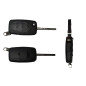 GUSCIO CHIAVE NERO 3 TASTI: BATTERIA 2032 TASTO APERTURA TASTO CHIUSURA TASTO PORTELLONE LAMA HU66 AUDI A3 8P18PA 20032008     