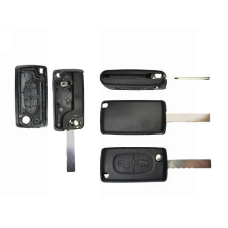 GUSCIO CHIAVE NERO 2 TASTI: TASTO APERTURA TASTO CHIUSURA LAMA HU83 CITROEN BERLINGO MF 20022008      , CITROEN BERLINGO B9 200