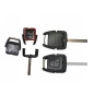 GUSCIO CHIAVE NERO 2 TASTI: TASTO APERTURA TASTO CHIUSURA LAMA HU100 OPEL AGILA H00 19992008      , OPEL ASTRA G T98F35 1998200