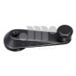 MANIGLIA ALZACRISTALLO ANTERIORE DESTROSINISTRO NERO IN PLASTICA FIAT PANDA 141 19862003