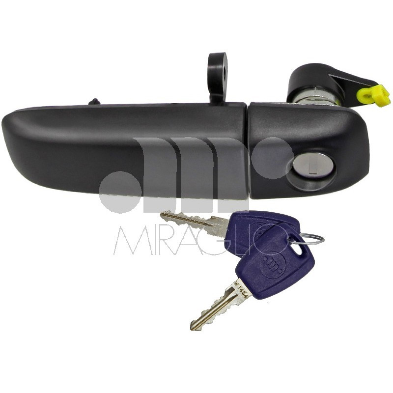 MANIGLIA ESTERNA ANTERIORE SINISTRO CON CHIAVE FIAT PANDA 169 20032014