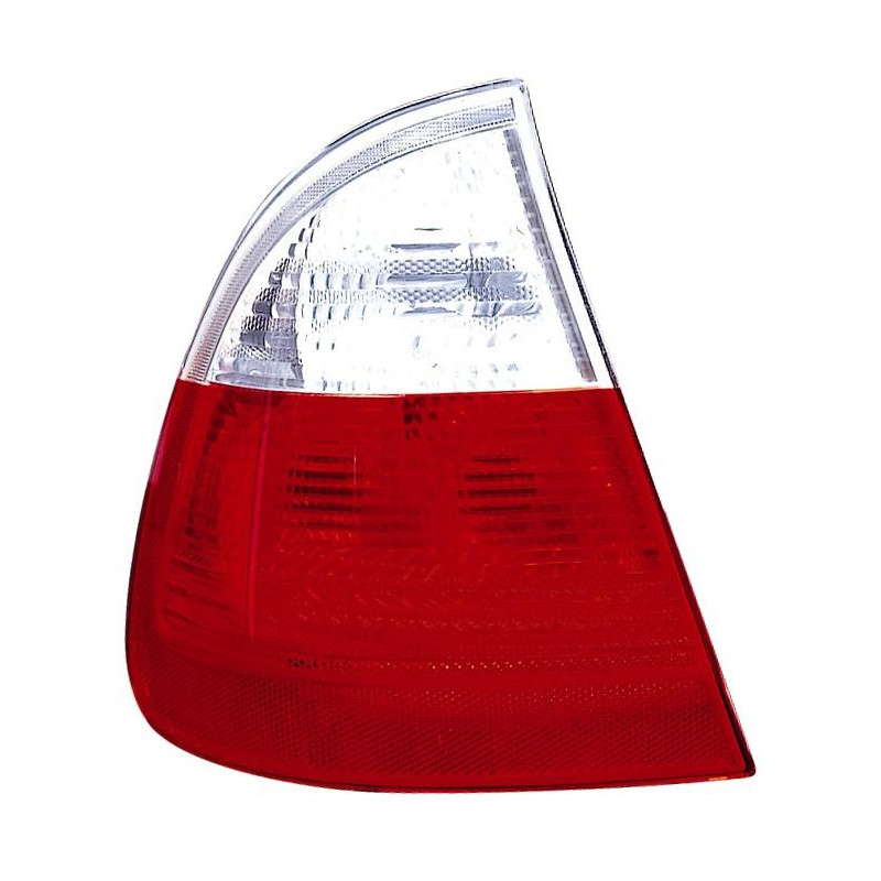 FANALE POSTERIORE DESTRO SENZA PORTALAMPADA BIANCOROSSO ESTERNO BMW SERIES 3 SDN E46 20022005      , BMW SERIES 3 SDN E46 19992