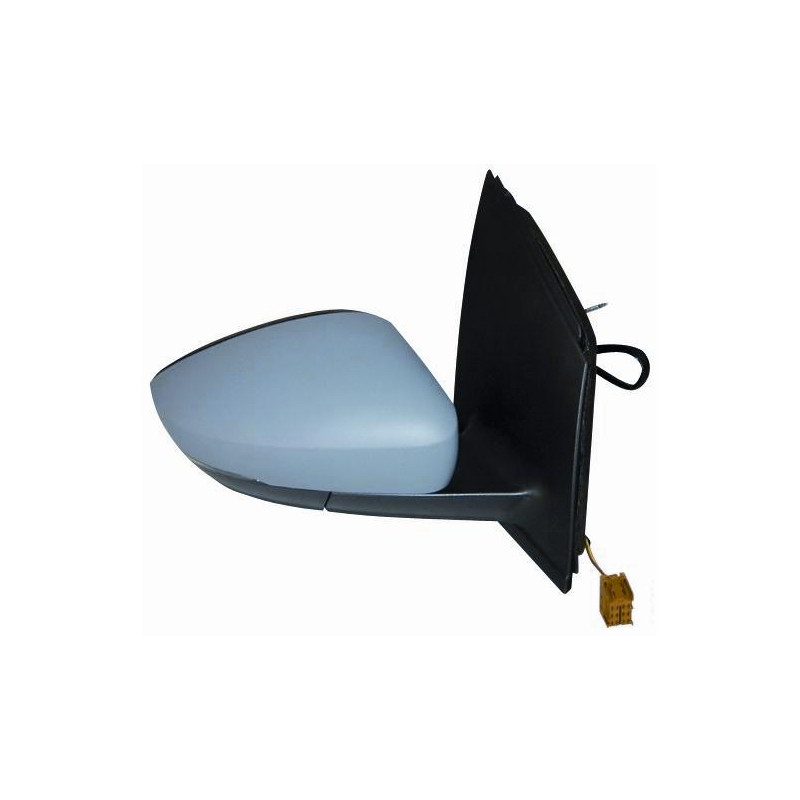 RETROVISORE MECCANICO DESTRO CON PRIMER CON FANALINO INTEGRATO CON CONNETTORE RETTANGOLARE VOLKSWAGEN POLO 6R1 20092014      , 