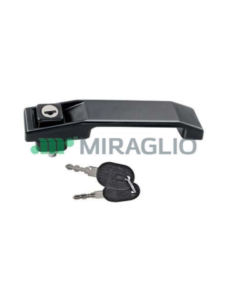 MANIGLIA ESTERNA SENZA FONDELLO NERO ANTERIORE SINISTRO CON CHIAVE FIAT DUCATO I 290 19891994