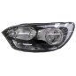 PROIETTORE DESTRO CON PARABOLA NERA CON LUCE DIURNA KIA RIO HB UB 20112014      , KIA RIO HB UB 20142017