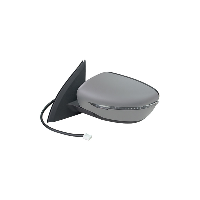 RETROVISORE ELETTRICO SINISTRO 9 PIN CON PRIMER TERMICO RICHIUDIBILE ELETTRICAMENTE CON FANALINO INTEGRATO NISSAN QASHQAI J11 2