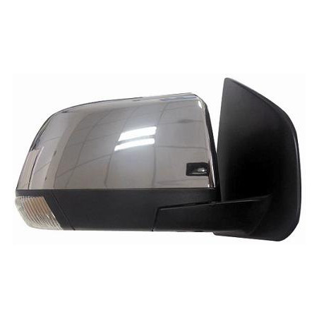 RETROVISORE ELETTRICO DESTRO CROMATO TERMICO RICHIUDIBILE ELETTRICAMENTE CON FANALINO INTEGRATO LED ISUZU PU D-MAX TFRTFS 20072