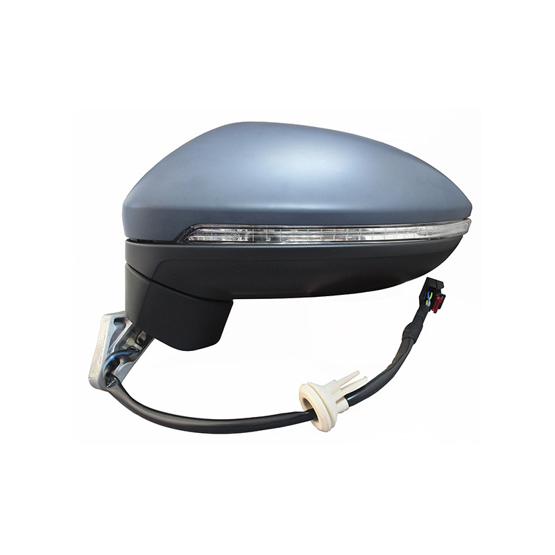 RETROVISORE ELETTRICO SINISTRO 15 PIN CON PRIMER TERMICO ASFERICO RICHIUDIBILE ELETTRICAMENTE CON FANALINO INTEGRATO CON LUCE D