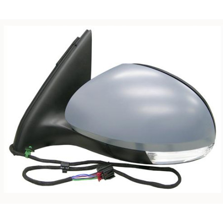 RETROVISORE ELETTRICO SINISTRO 6 PIN CON PRIMER TERMICO ASFERICO CON FANALINO INTEGRATO VOLKSWAGEN TIGUAN 5N 20112016