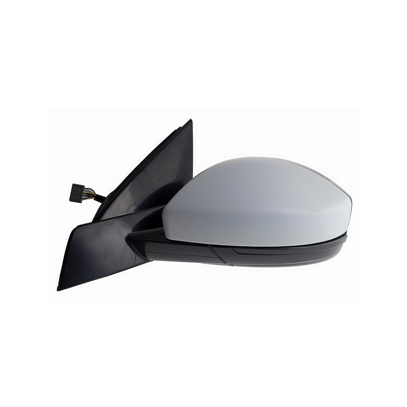 RETROVISORE ELETTRICO SINISTRO 14 PIN CON PRIMER TERMICO RICHIUDIBILE ELETTRICAMENTE CON FANALINO INTEGRATO CON LUCE DI CORTESI