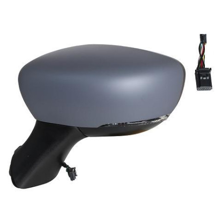 RETROVISORE ELETTRICO SINISTRO 7 PIN CON PRIMER ASFERICO CON FANALINO INTEGRATO PICCOLO NISSAN LEAF ZE1 2018          , NISSAN 