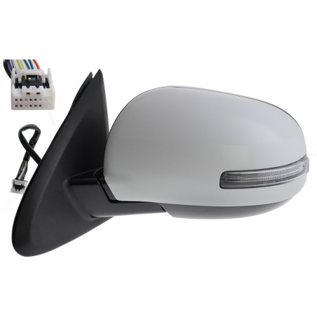 RETROVISORE ELETTRICO SINISTRO 9 PIN CON PRIMER TERMICO RICHIUDIBILE ELETTRICAMENTE CON FANALINO INTEGRATO MITSUBISHI OUTLANDER