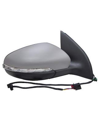 RETROVISORE ELETTRICO DESTRO 11 PIN CON PRIMER TERMICO CON FANALINO INTEGRATO CON MEMORIA VOLKSWAGEN CROSS TOURAN 1T11T2 201020