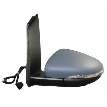 RETROVISORE ELETTRICO DESTRO 9 PIN CON PRIMER TERMICO RICHIUDIBILE ELETTRICAMENTE CON FANALINO INTEGRATO CON LUCE DI CORTESIA V