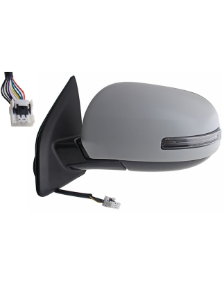 RETROVISORE ELETTRICO DESTRO 11 PIN CON PRIMER TERMICO RICHIUDIBILE ELETTRICAMENTE CON FANALINO INTEGRATO CON SISTEMA BLIS MITS