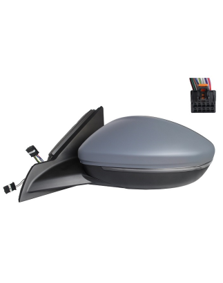 RETROVISORE ELETTRICO 8+2 PIN CON PRIMER TERMICO RICHIUDIBILE ELETTRICAMENTE CON FANALINO INTEGRATO CON SONDA OPEL CORSA F P2J0