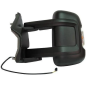 RETROVISORE MANUALE SINISTRO BRACCIO LUNGO CON FANALINO INTEGRATO 16W FIAT DUCATO III 250 20062014