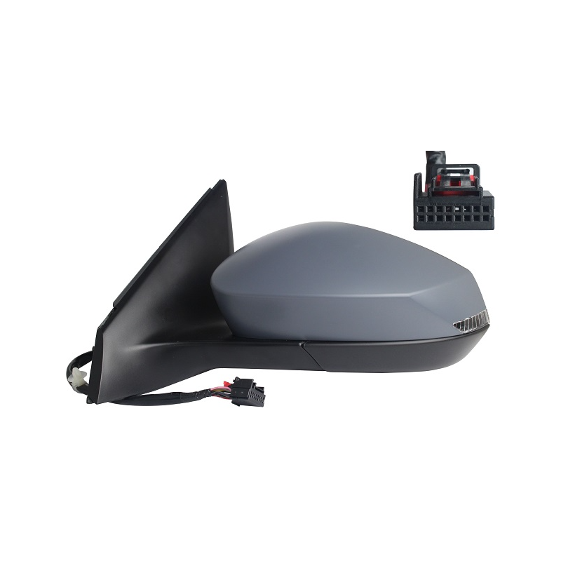 RETROVISORE ELETTRICO SINISTRO 6 PIN CON PRIMER TERMICO CON FANALINO INTEGRATO LED SKODA FABIA PJ3 2021