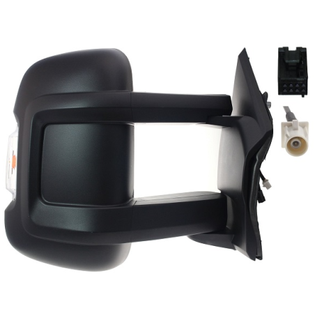 RETROVISORE ELETTRICO DESTRO BRACCIO LUNGO 8 PIN TERMICO CON FANALINO INTEGRATO 16W CON ANTENNA CITROEN e JUMPER III 20202023  