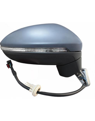 RETROVISORE ELETTRICO SINISTRO 13 PIN CON PRIMER TERMICO ASFERICO RICHIUDIBILE ELETTRICAMENTE CON FANALINO INTEGRATO CON LUCE D