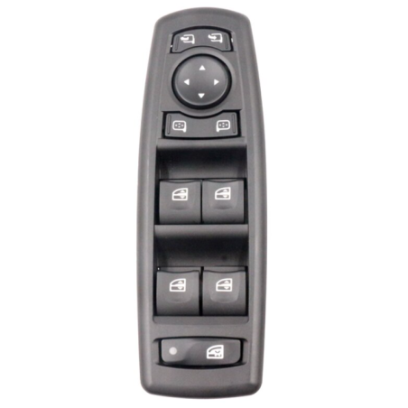 PULSANTIERA ALZACRISTALLI PORTA ANTERIORE SINISTRA 19 PIN 4 INTERRUTTORI COMANDI RETROVISORI RIBALTABILI BLOCCO FINESTRINI RENA