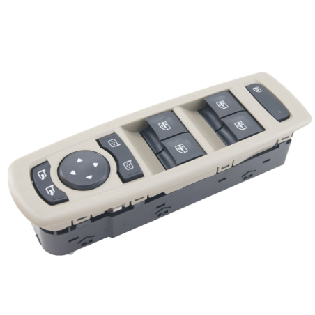 PULSANTIERA ALZACRISTALLI PORTA ANTERIORE SINISTRA 13+6 PIN 4 INTERRUTTORI BEIGE COMANDI RETROVISORI RIBALTABILI BLOCCO FINESTR