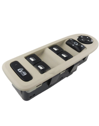 PULSANTIERA ALZACRISTALLI PORTA ANTERIORE SINISTRA 32 PIN 4 INTERRUTTORI BEIGE CHIUSURA CENTRALIZZATA COMANDI RETROVISORI RIBAL