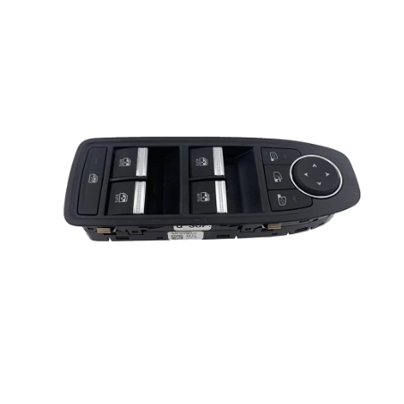 PULSANTIERA ALZACRISTALLI 13 PIN 4 INTERRUTTORI CON CROMATURA FUNZIONE AUTO COMANDI RETROVISORI RIBALTABILI BLOCCO FINESTRINI R