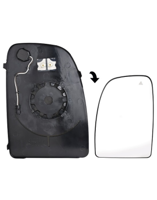 VETRO CON PIASTRA SINISTRO TERMICO BLIND SPOT FIAT DUCATO III 250 20062014