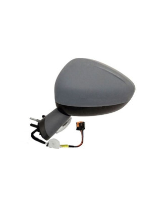 RETROVISORE ELETTRICO SINISTRO 10 PIN CON SCALANATURA CON PRIMER TERMICO RICHIUDIBILE ELETTRICAMENTE CON FANALINO INTEGRATO CON