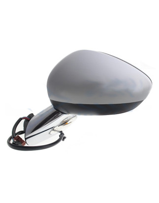 RETROVISORE ELETTRICO SINISTRO 9 PIN BASE CROMATA CON PRIMER TERMICO RICHIUDIBILE ELETTRICAMENTE CON FANALINO INTEGRATO CITROEN
